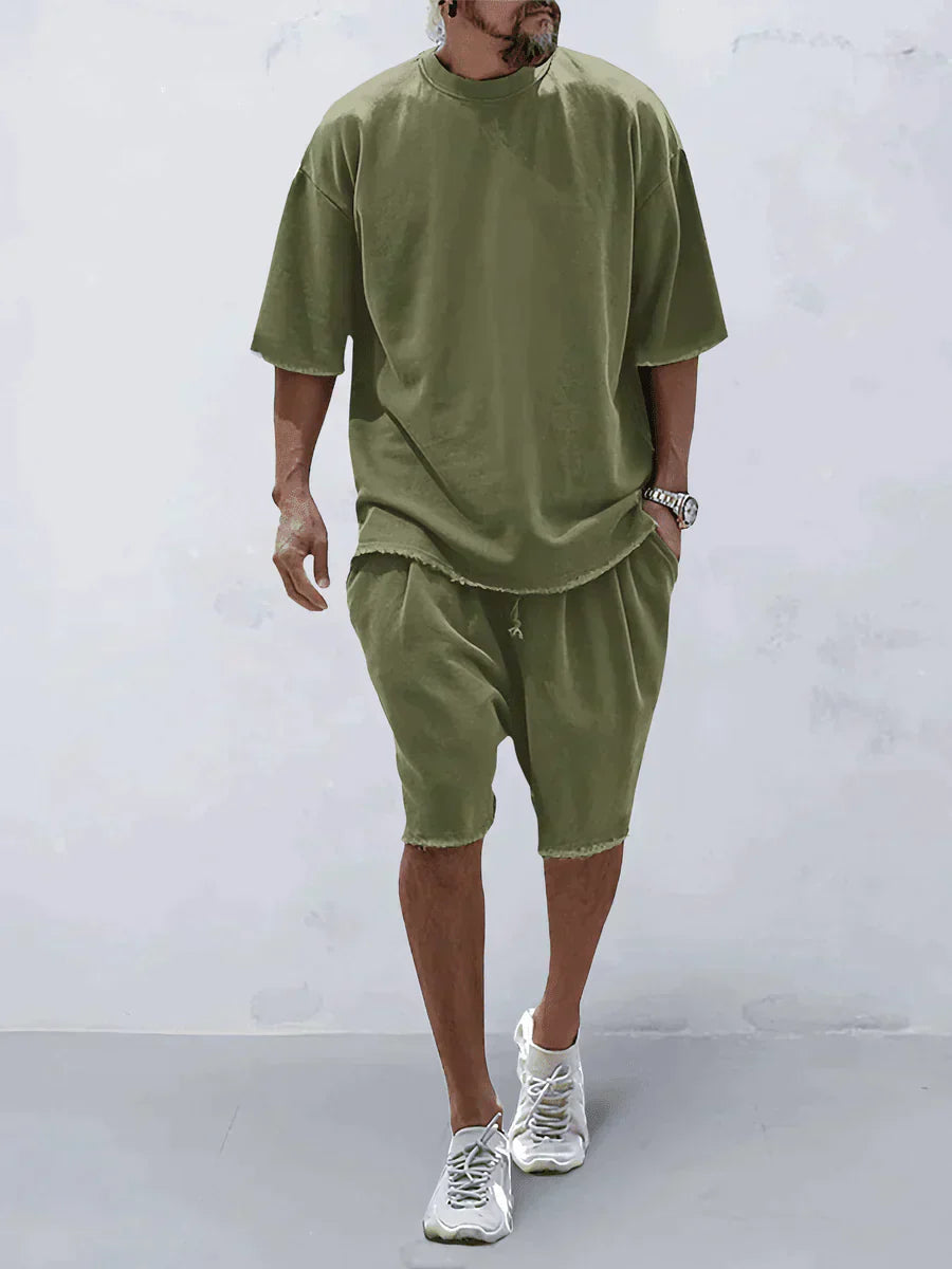Pablo | Conjunto Casual Camisa Y Shorts Hombre
