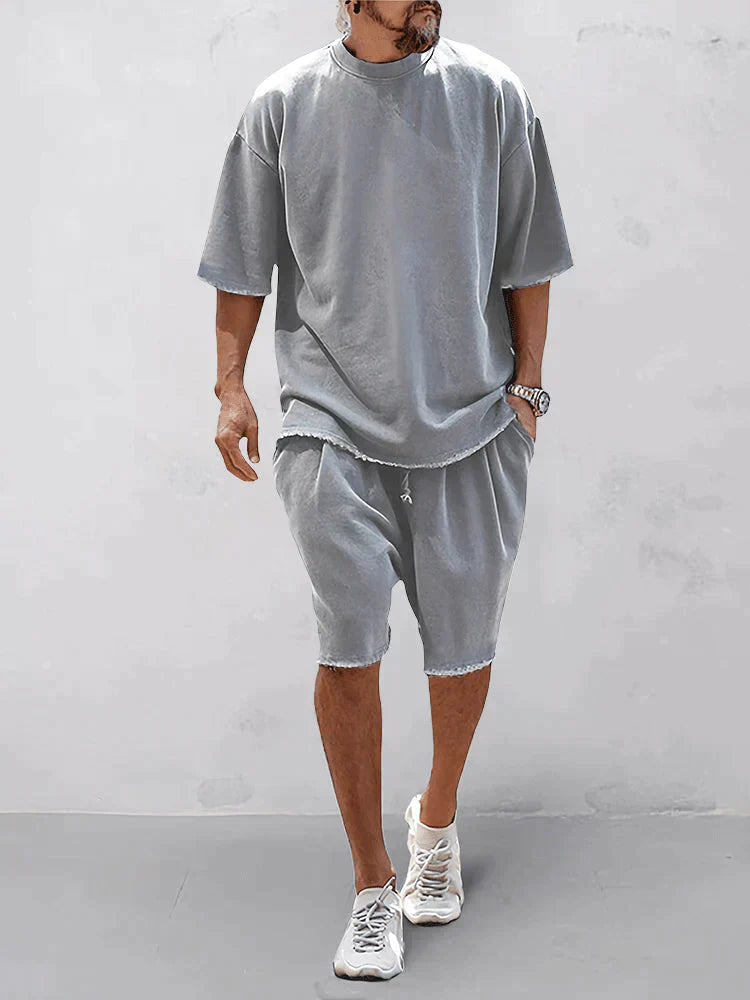 Pablo | Conjunto Casual Camisa Y Shorts Hombre