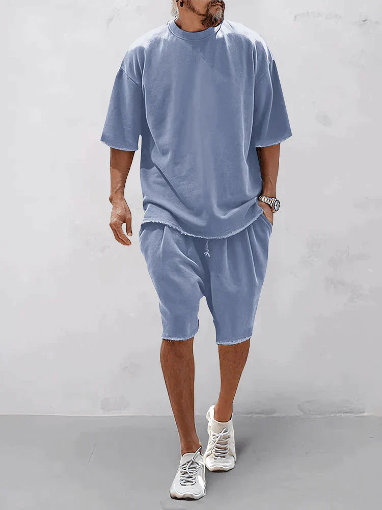 Pablo | Conjunto Casual Camisa Y Shorts Hombre