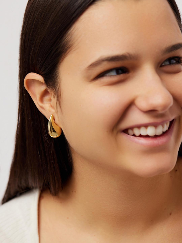 ORIANA | PENDIENTES GOTA ESCULTURAL