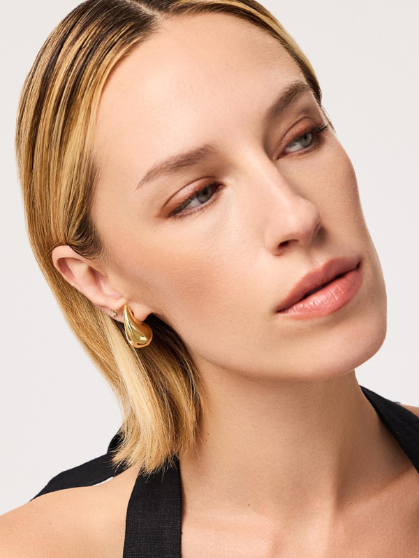 ORIANA | PENDIENTES GOTA ESCULTURAL