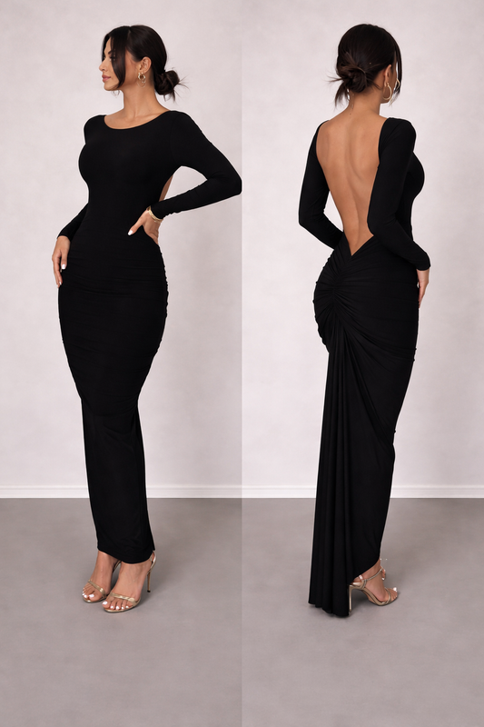 Margaret | Vestido sensual ajustado espalada descubierta