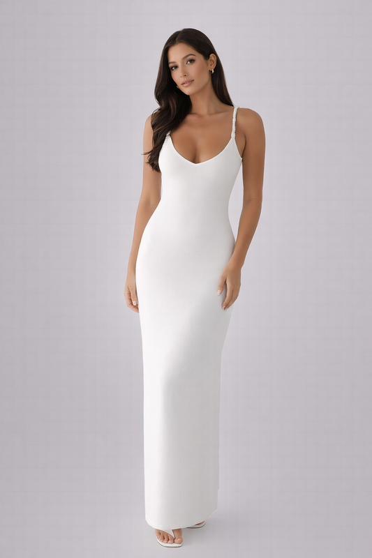 Pamela | Vestido largo espalda abierta