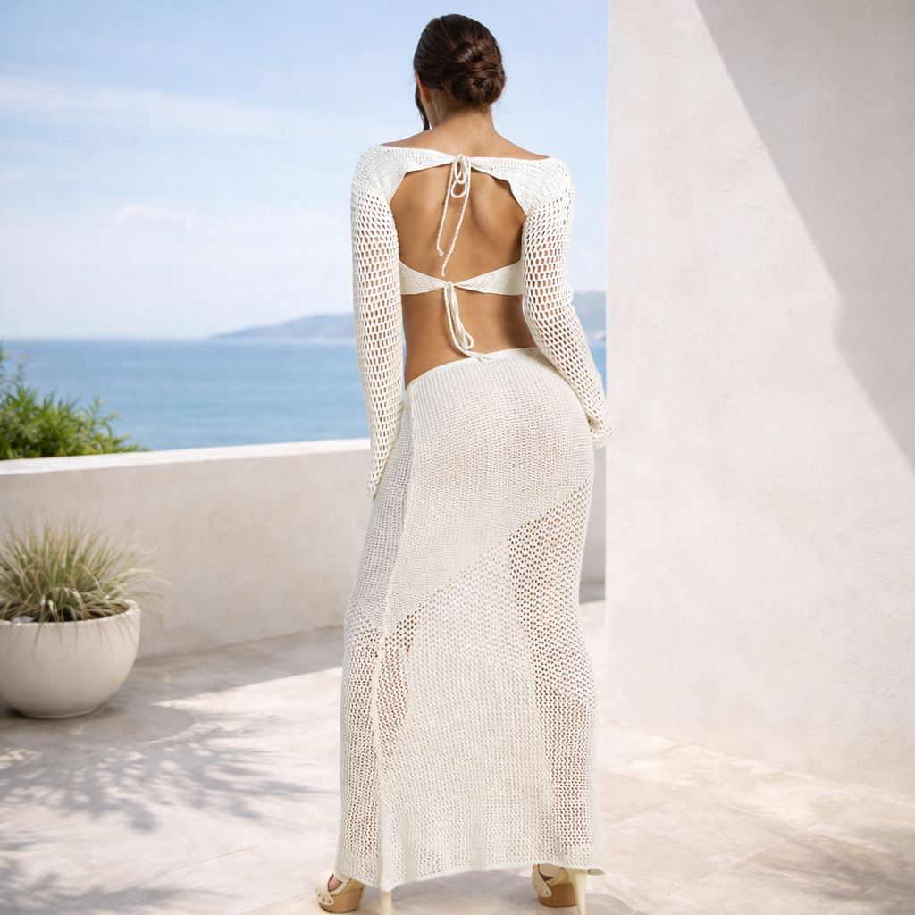 Antonella | Conjunto Minimalista sofisticado en punto texturizado