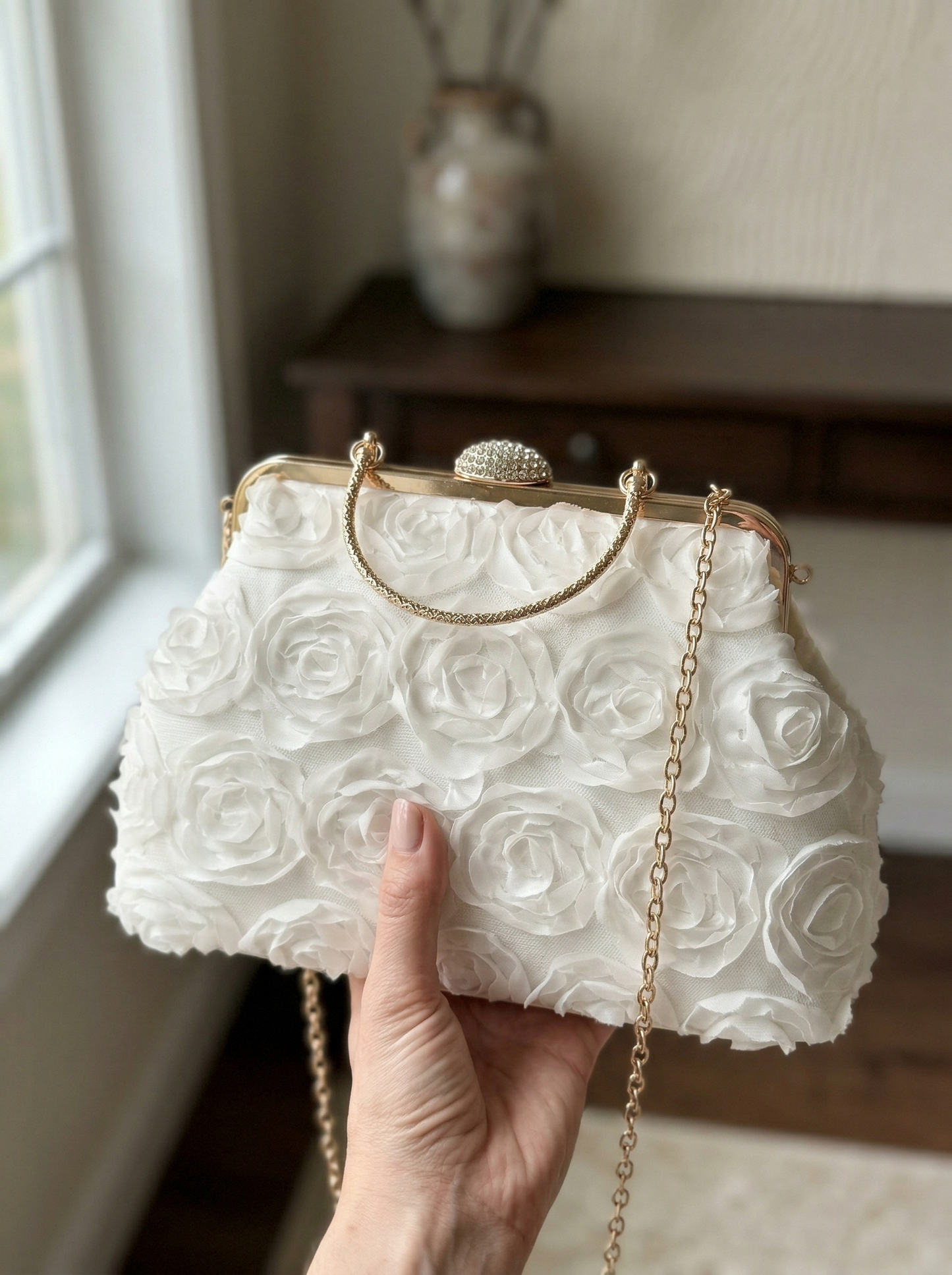 Flor | Bolso de mano elegante