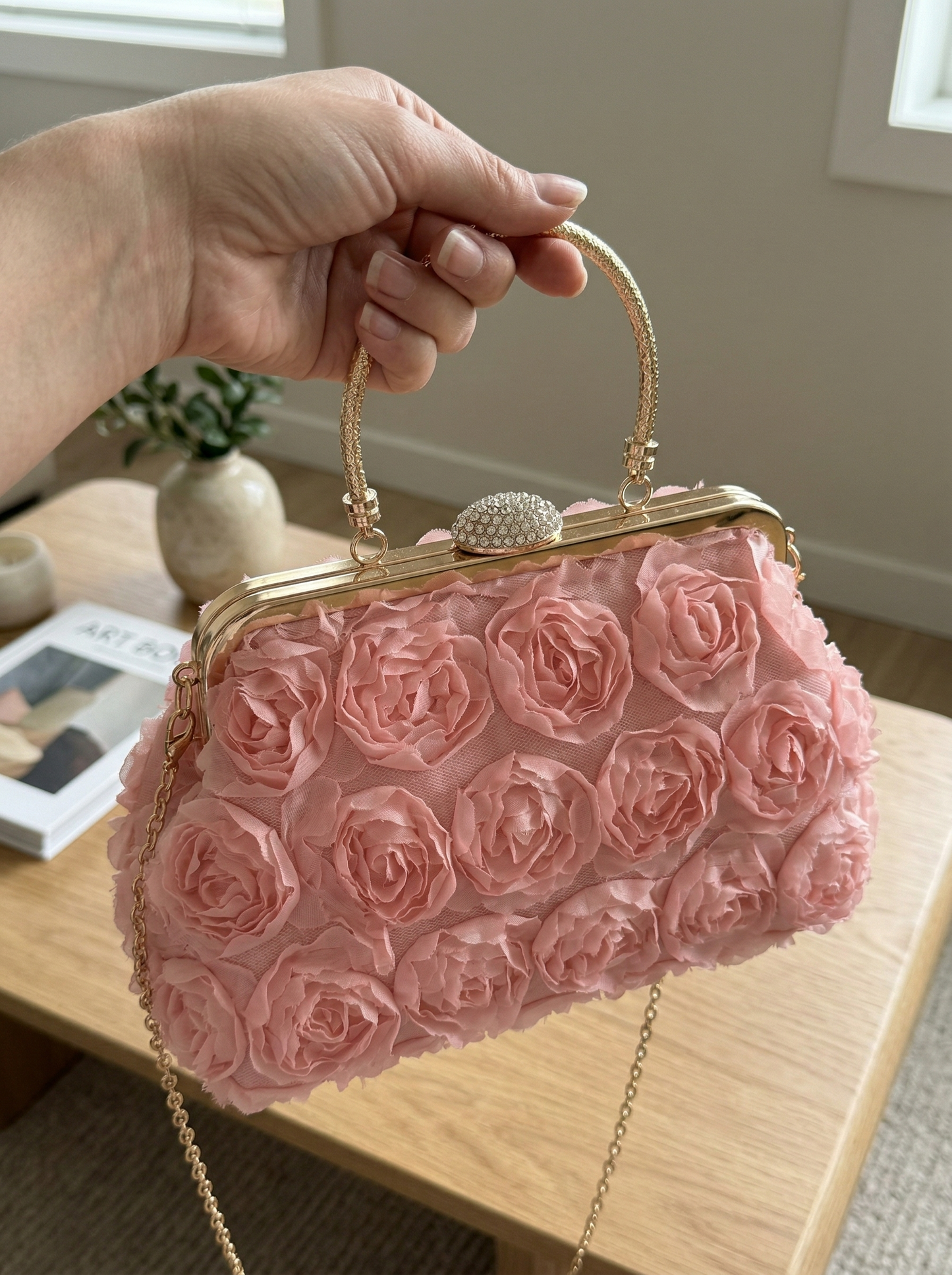 Flor | Bolso de mano elegante