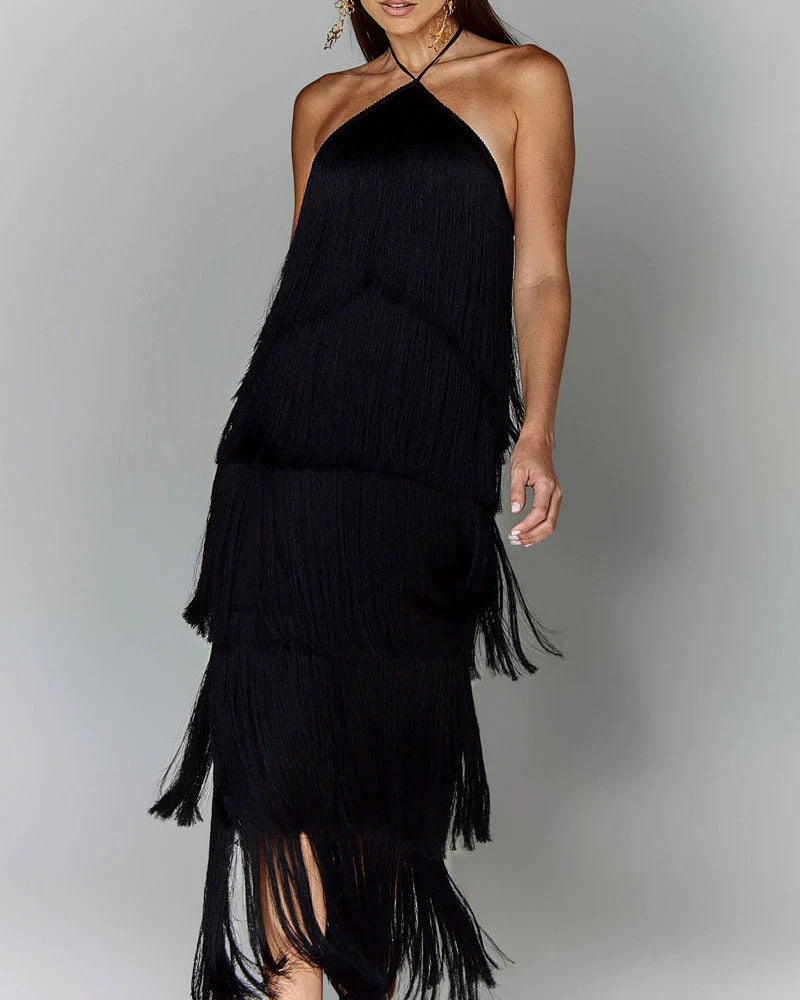 Luciana | Vestido con Flecos