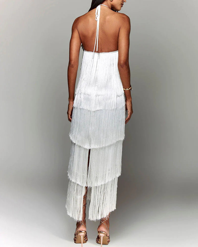 Luciana | Vestido con Flecos