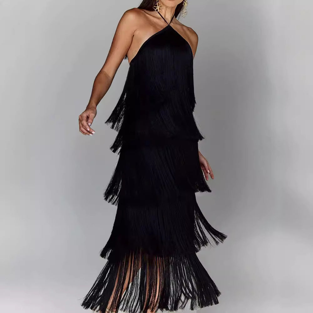 Luciana | Vestido con Flecos