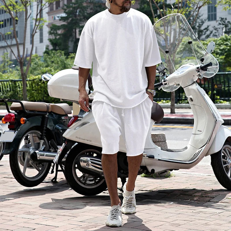 Pablo | Conjunto Casual Camisa Y Shorts Hombre