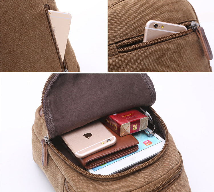 Daily | Mochila informal de lona para el día a día, para mujer y hombre