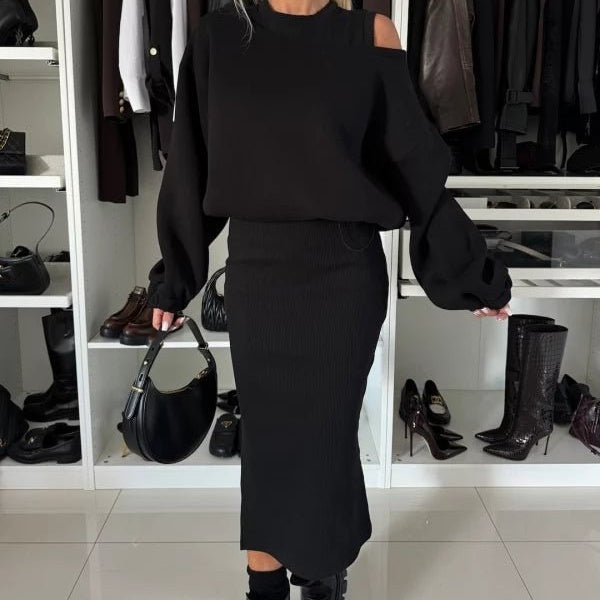 Agustina | Conjunto Vestido y Suéter