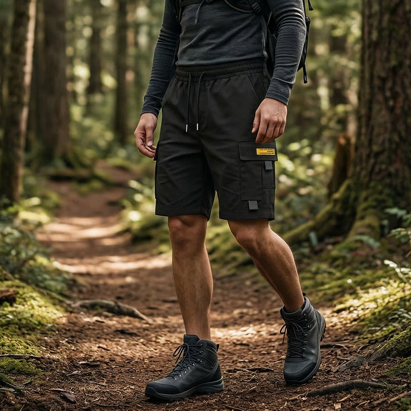 VERANO 2026!! | Pantalones cortos cargo informales para hombre con cordón en la cintura