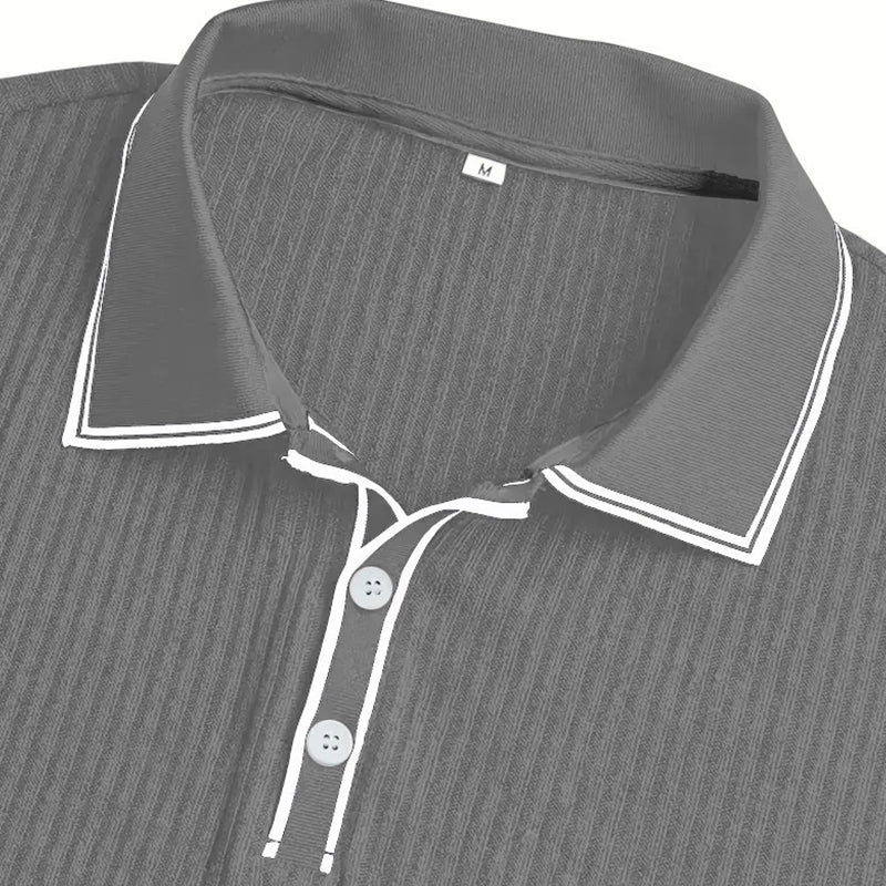 Polo veraniego informal de manga corta | tejido transpirable, corte clásico y perfecto para el día a día