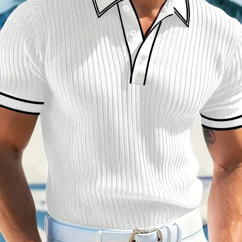 Polo veraniego informal de manga corta | tejido transpirable, corte clásico y perfecto para el día a día