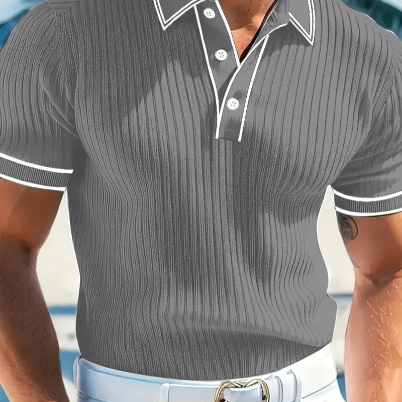 Polo veraniego informal de manga corta | tejido transpirable, corte clásico y perfecto para el día a día