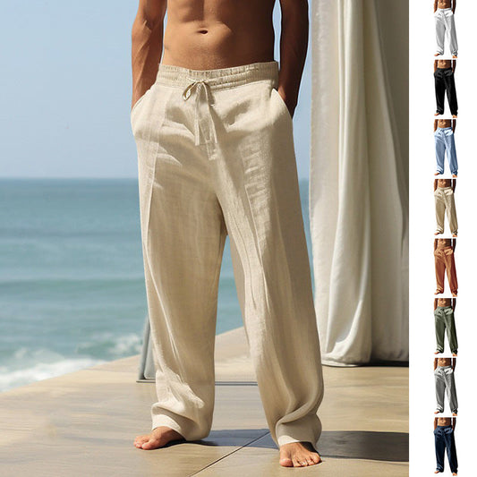 Pantalon Hugo | informal de hombre con cordón y bolsillos